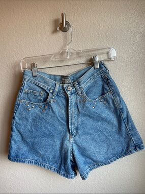 Vintage Skoozi High-Waisted Denim Shorts